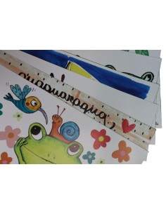 Tovaglietta americana illustrata da vania bellosi