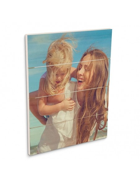 Customized wood print 30x40 cm