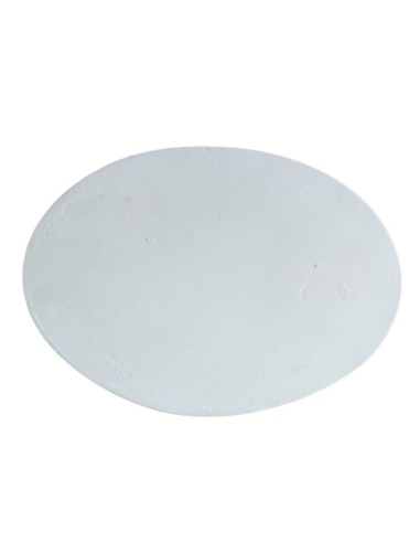 Earthenware wall oval plaque made in Italy