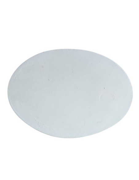 Earthenware wall oval plaque made in Italy