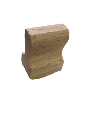Custom wood rubber stamp