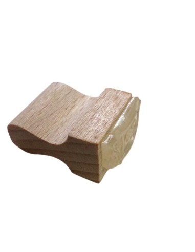 made in italy custom wood rubber stamp