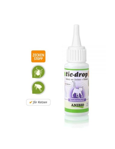 Cat flea and tick treatment Anibio Tic Drop