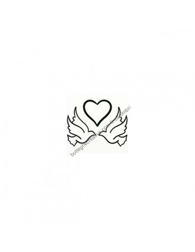 Customizable wood rubber stamp wedding