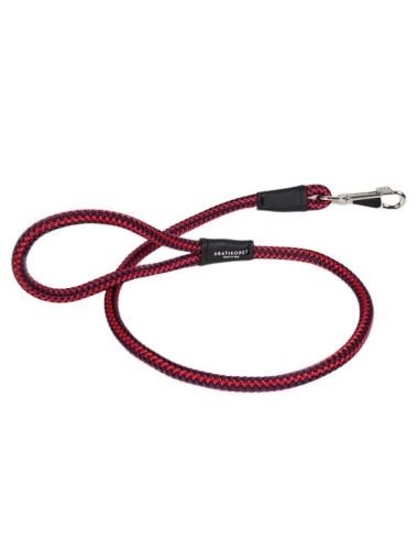 Pratiko Pet dogs tubular leash red and blue made in Italy