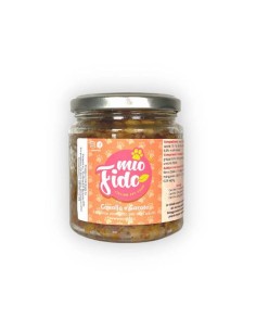 cibo umido per cani con carne di cavallo e carote, ingredienti naturali di prima scelta