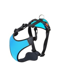 Pettorina hanatomika bulldog francese neoprene azzurro