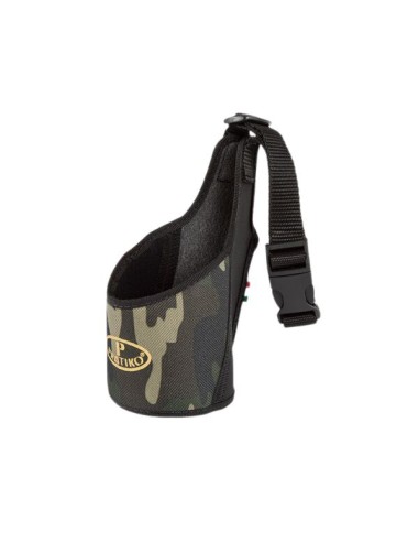 Dog muzzle camouflage with adjustable clip closure