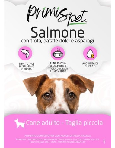 salmon dry food grain free for toy and small dogs