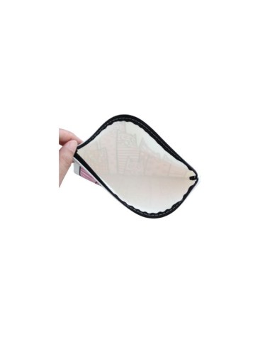 Ecoleather clutch bag designed by italian artist Vania Bellosi