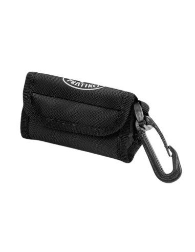 black dog poop bag holder Pratiko Pet