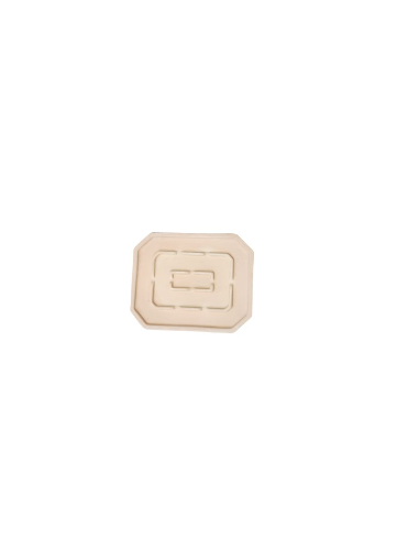 Rectangular rounded corners earthenware raw pottery