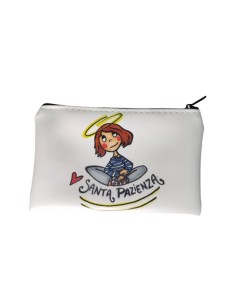 ecoleather zip clutch bag 'santa pazienza'