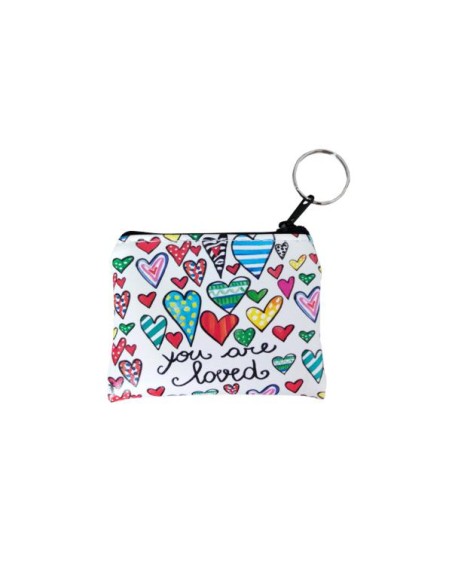 ecoleather coin holder you are loved