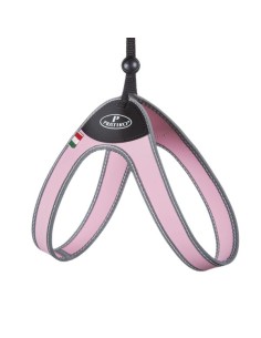 Pettorina per cani, modello Basic con chiusura a laccio di Pratiko Pet. Prodotto artigianale Made in Italy.