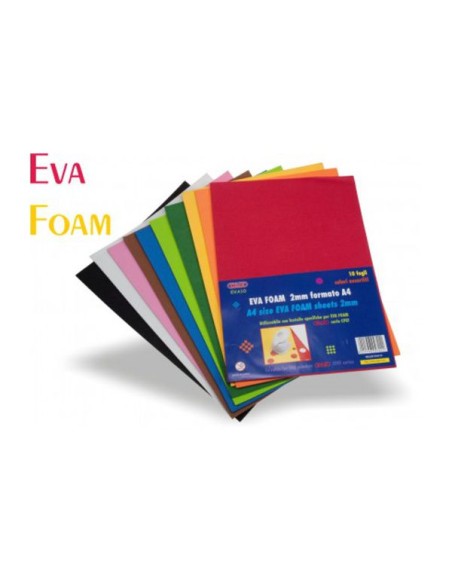 Fogli di eva foam colori assortiti | botteghecreative.com