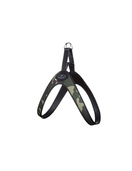 pettorina per cani grandi camouflage basic clip militare