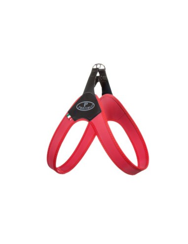 Pratiko pet basic red dog harness made in italy