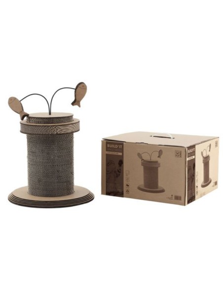 Tiragraffi per gatti Space Needle in mdf e cartone | Fluk pet shop