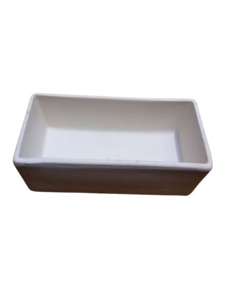 Vaschetta rettangolare in ceramica per bustine the