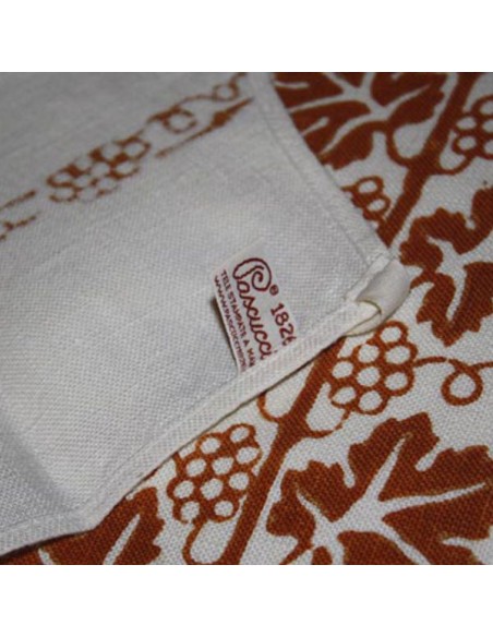 Grembiule stampe tipiche romagnole ruggine