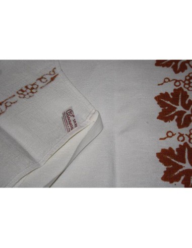 Grembiule colore ruggine stampe tipiche romagnole