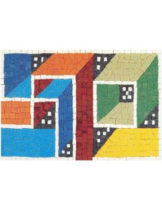 Kit fai da te mosaico di ravenna raffigurante una Greca dal mausoleo bianztino di galla placidia