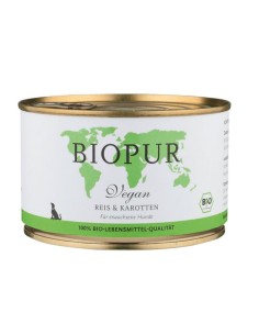 Biopur vegetable and vegan wet dog food