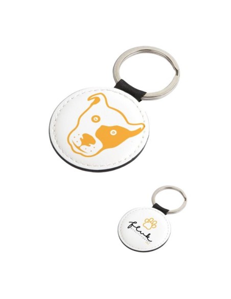 fluk white keychain for cat and dog lovers fluk white keychain for cat and dog lovers