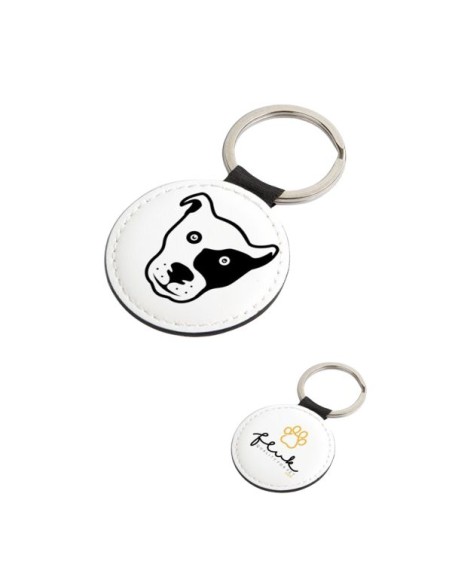 White keychain exclusive design  for pet lovers White keychain exclusive design  for pet lovers