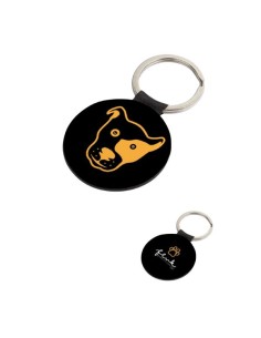 Fluk keychain with exclusive fluk orange design dog cat