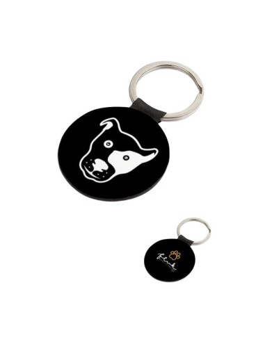 fluk design esclusivo per amanti di cani e gatti portachiavi con anella