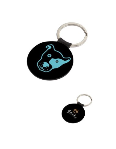 Fluk keychain with exclusive sky blue design
