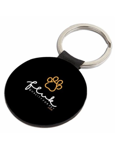 Fluk black keychain