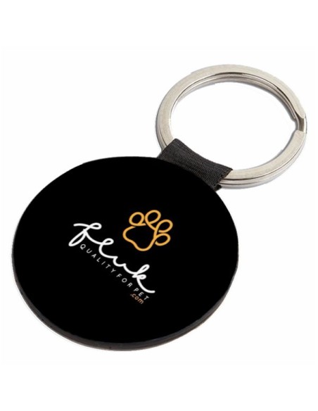 Fluk black keychain