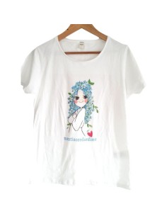 T-shirt d'arte non ti scordar di me illustrata da vania bellosi