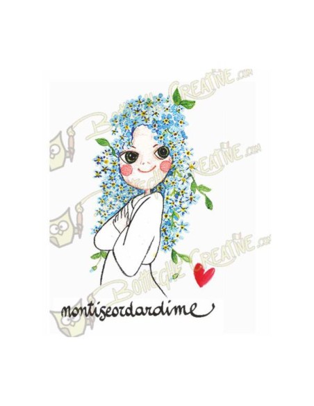 non ti scordar di me illustrazione di vania bellosi