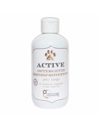 Detergente naturale dermoprotettivo per cani pelo lungo Active dog