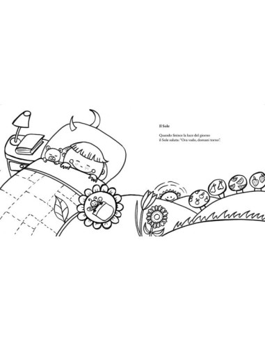 coloring book with raffaella di vaio illustration