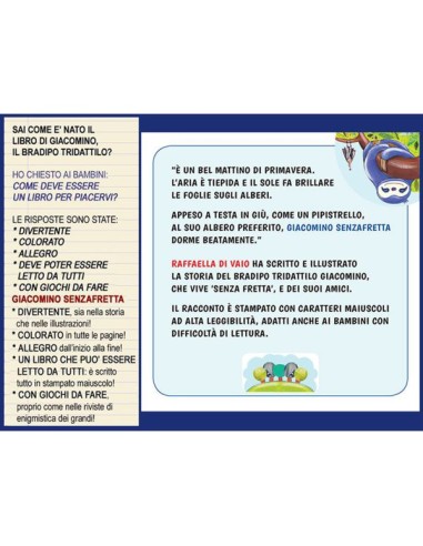 Giacomino Senza Fretta libro per bambini illustrato a colori