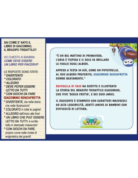 Giacomino Senza Fretta libro per bambini illustrato a colori