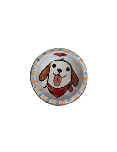 dog bowl illustrated by italian artist vania bellosi