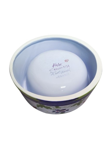ciotola artiginale in maiolica tradizionale faentina