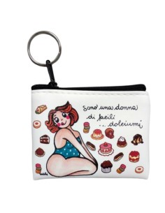 ecoleather coin holder donna di facili dolciumi by vania bellosi