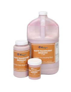 Mayco matte transparent glaze
