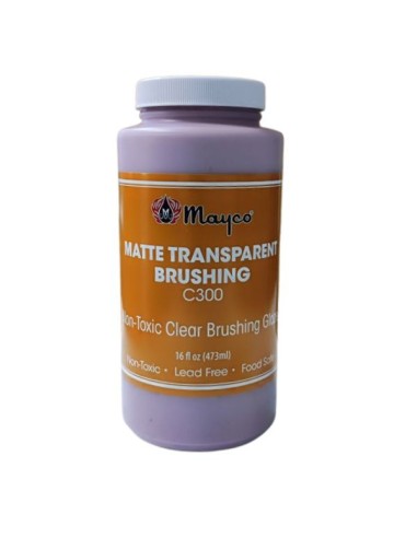mayco brushing transparent matte glaze
