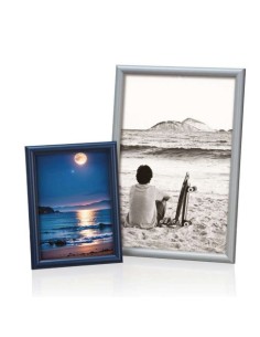 minimal and coloured tabletop photo frame made of Ayous wood