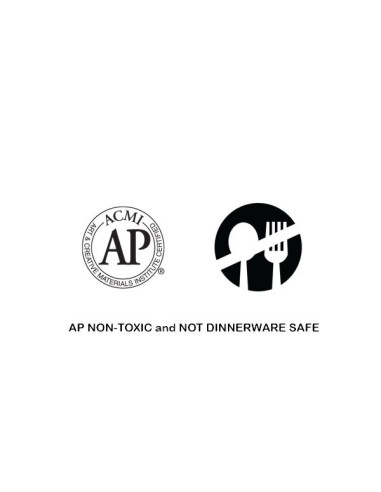 smalto Mayco Cobblestone per ottenere un effetto texturizzato su ceramica