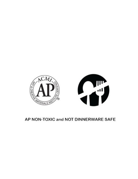 Mayco cobblestone special glaze create a textured cobbled surface