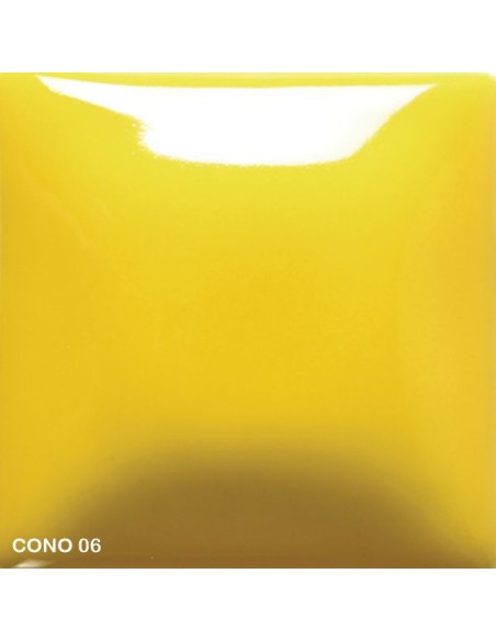 Mayco Foundation yellow opaque smooth high gloss finish cone 06 Mayco Foundation yellow opaque smooth high gloss finish cone 06